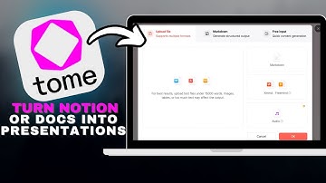 How to Turn Notion or Docs Content into Presentations with Tome in SECONDS!