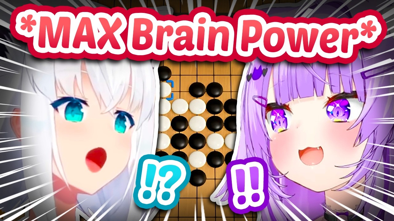 Okayu & Fubuki Turn Gomoku Into a 200 IQ Battle (Genius Ending💀)【ENG Sub Hololive】