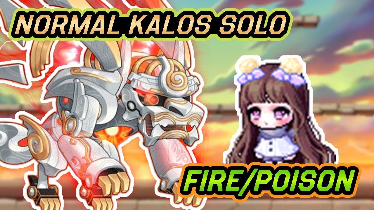 [GMS Reboot Kronos] Fire/Poison Kalos Solo - YouTube