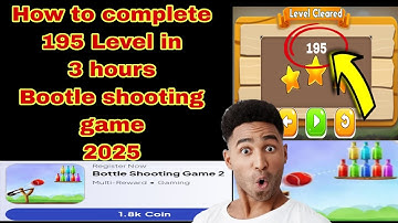 How to complete 195 Level  knock down Bootle game  |   complete 195 Level Bootle shooting game  2025