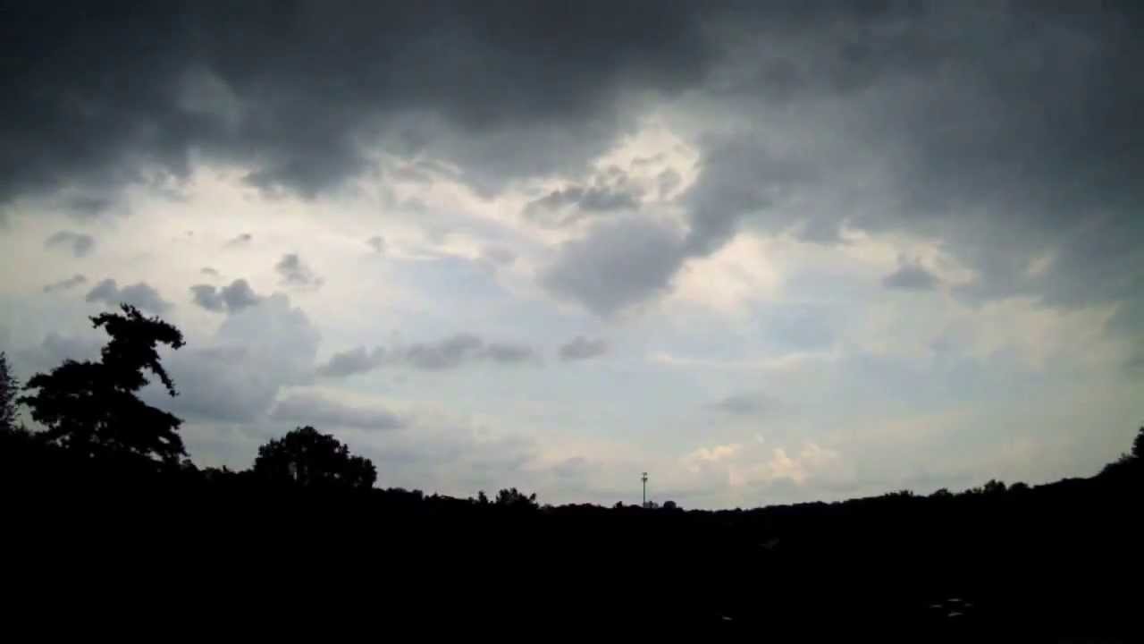 July 1, 2013 Storm with Rolling Shelf Cloud....iMovie version.