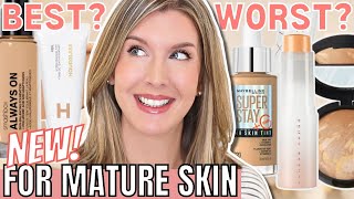 5 BEST \& WORST New Foundations for Mature Skin 2023 | Foundation Roundup