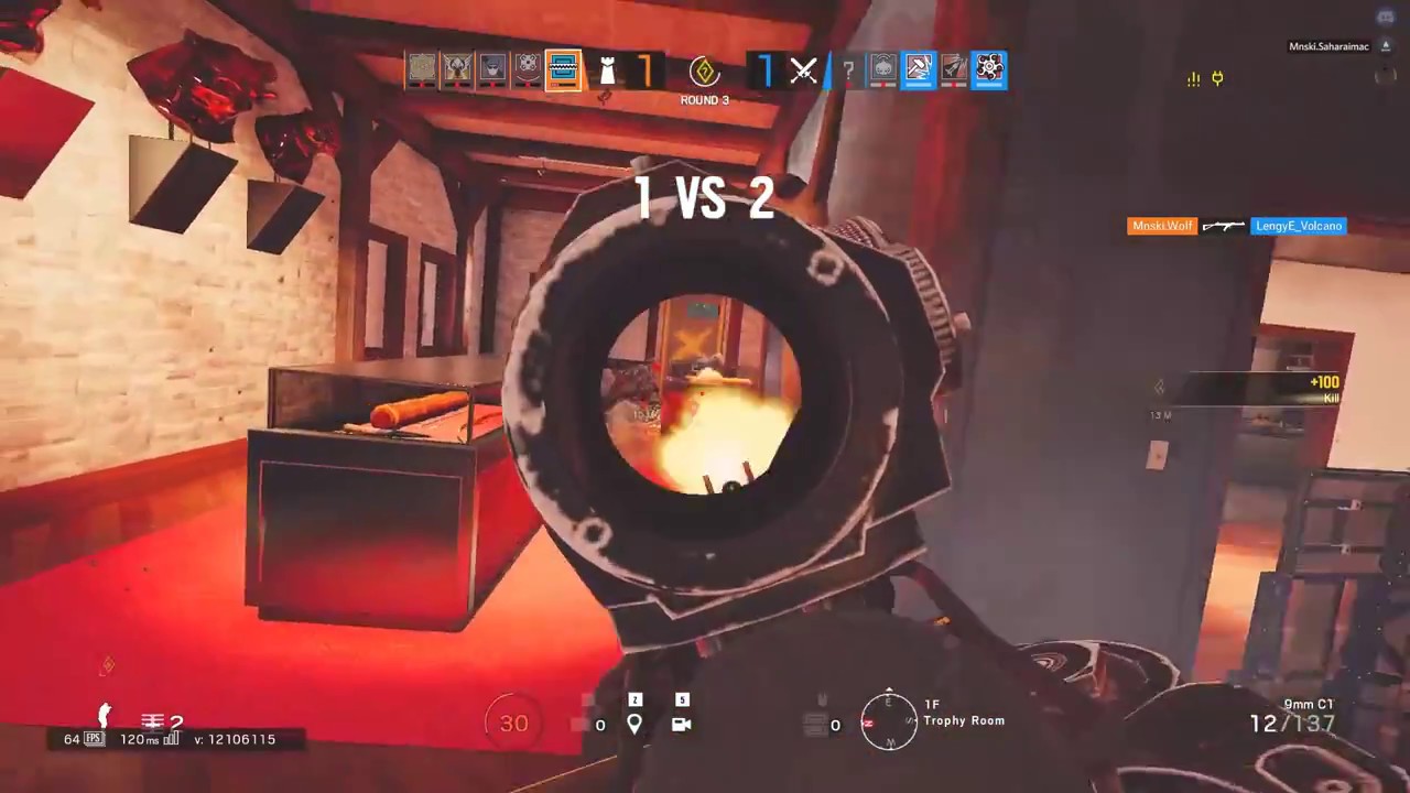 Frost 1 v 5 Clutch Rainbow Six Siege (PC) - YouTube