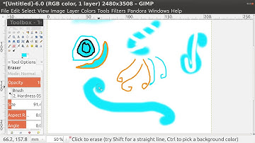 GIMP Eraser Tool