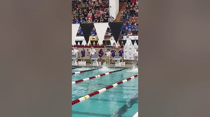 Joe Swain 2022 State prelim backstroke