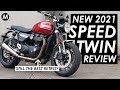 New 2021 Triumph Speed Twin First Ride Review! The Best Retro Motorcycle?