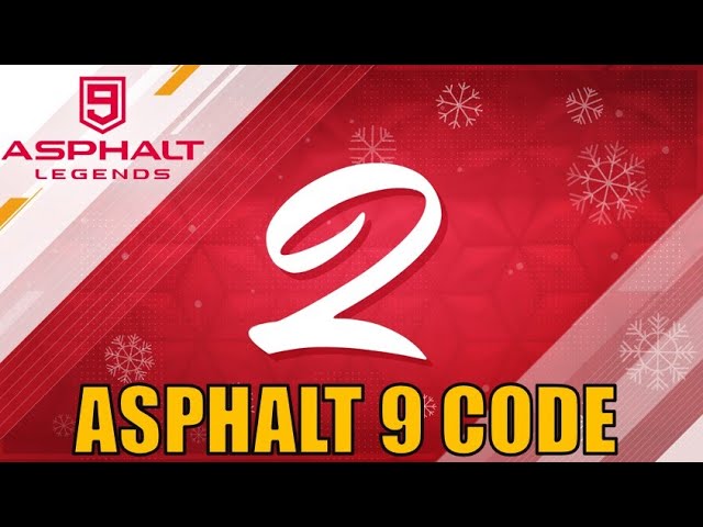 Dec 9th 2022 Code Asphalt 9 Legends Nintendo Switch 