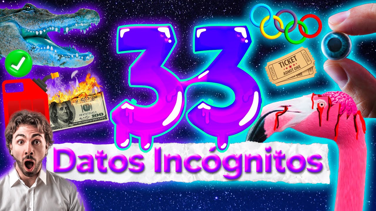 33 DATOS INCÓGNITOS que NO sabías en 10 min 🤯 [13]