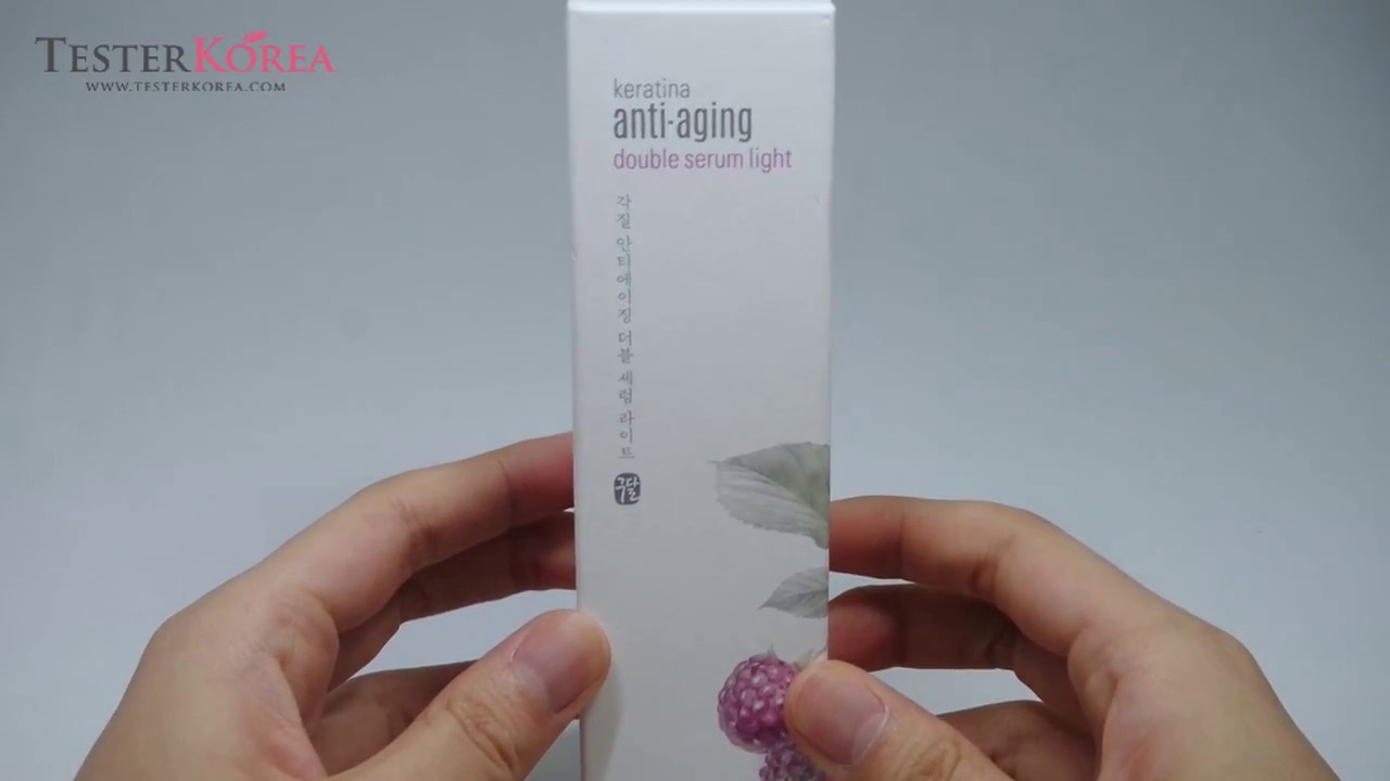 [TESTERKOREA] GOODAL Keratina Anti Aging Double Serum YouTube