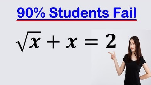 Solving Harvard University Entrance Exam Math Questions| x =?