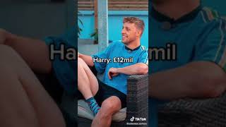 EVERY SIDEMEN’S NETWORTH 📋 #shorts