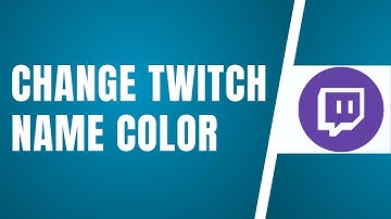 How To Change Twitch Name Color | Twitch Chat Color ✅ Tutorial