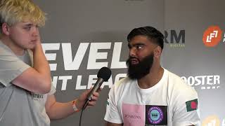 Shah Kamali Post-Fight Interview at LFL11