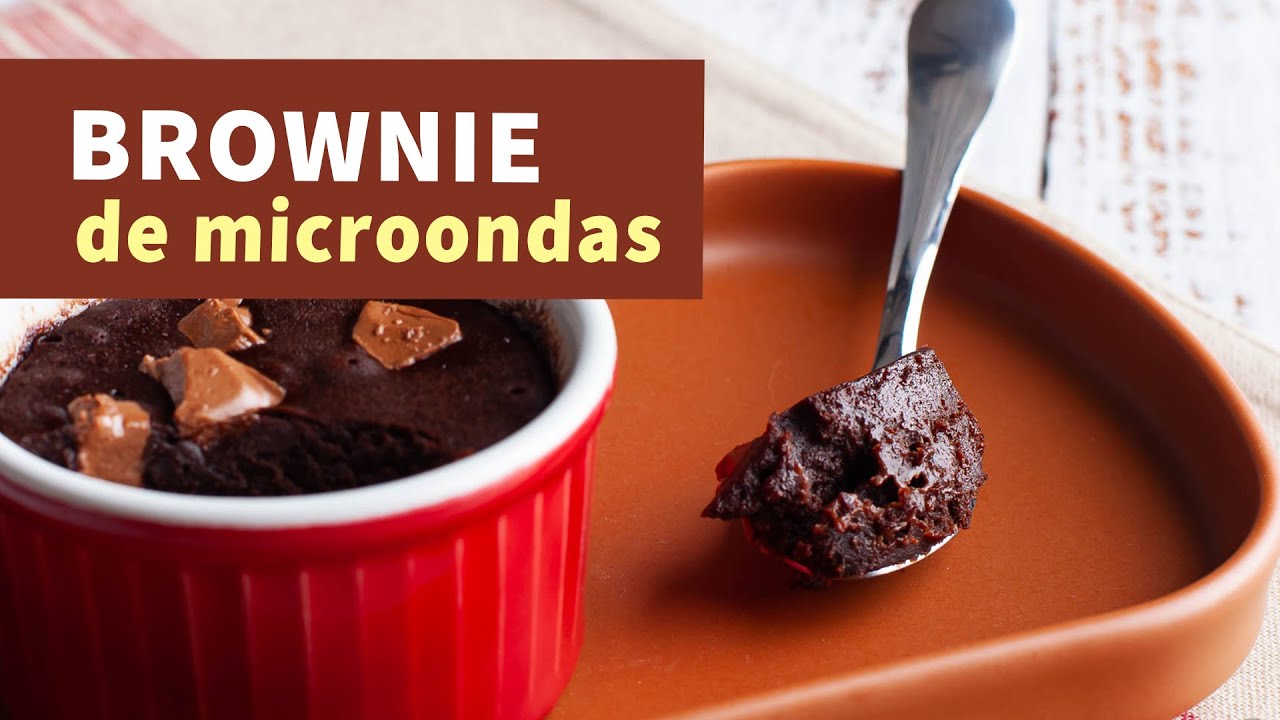 tinción teatro Cartero Como fazer brownie de microondas - receita fácil de fazer