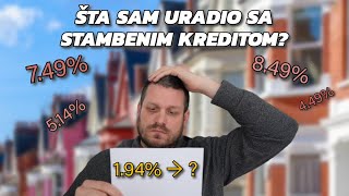 Šta sam uradio sa stambenim kreditom? 💰kamate otišle u nebesa!