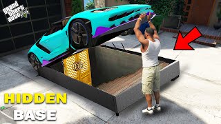 GTA 5 : Franklin Found A Hidden Secret Base Under Super car In GTA 5 (GTA 5 Mods) screenshot 4