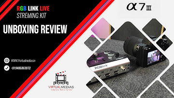 The RGBlink mini Streaming Switcher And Sony A7III UNBOXING ANd REVIEW