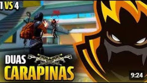 SOLO COM DUAS CARAPINAS CONTRA SQUAD! BLACKN444 FREE FIRE