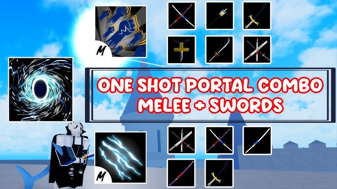 O MELHOR COMBO de PORTAL ONE SHOT QUE FAZ MEDO nos ADVERSÁRIOS 😱🔥 Blox  Fruits 