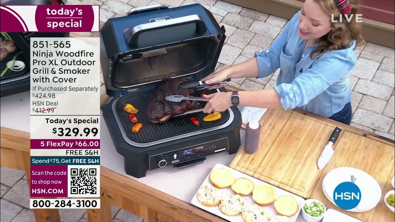 Ninja Woodfire Pro XL Outdoor Grill Smoker with Thermo 