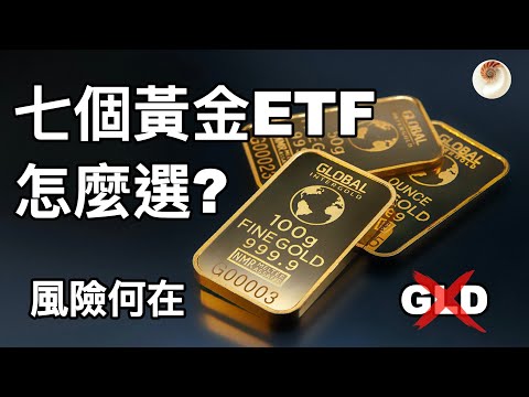 七個黃金ETF和實體黃金怎麼選？黃金ETF的風險何在｜小貝理財 EP11