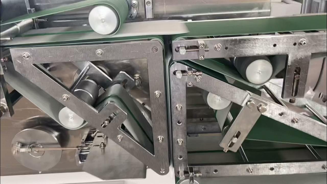 Hotel bath towel folding machine double folding machine YouTube