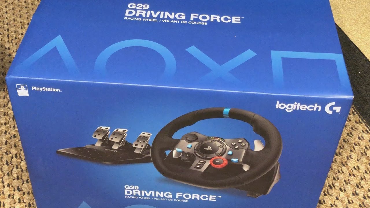 Logitech G29 Force Unboxing Preview! (I Can't It!) -