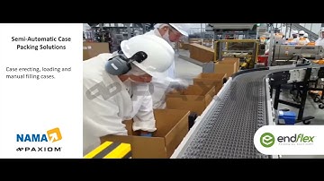 pouches packaging _ Semi Automatic Case Packing Solutions _ Paxiom _ Nama