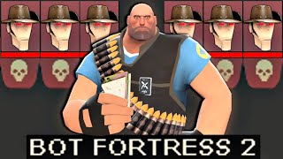 Heavy VS Cheating Bots🔸9000+ Hours Experience (TF2 Summer Update Gameplay)