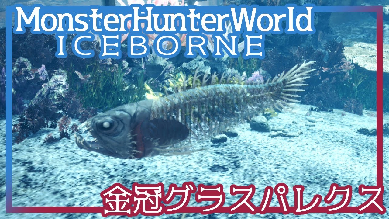 渡りの凍て地 謎の魚 金冠グラスパレクスのバウンティ 釣り場と餌 Mhw Ib攻略 Kasabuta Endless