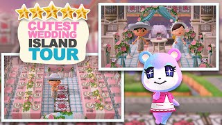 The CUTEST WEDDING Island w/ Resort - 5 Star Island Tour in Animal Crossing New Horizons