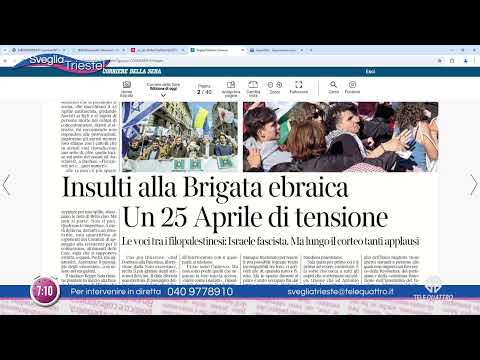 SVEGLIA TRIESTE! | 26/04/2024