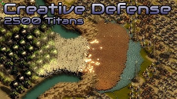 They are Billions - Creative Defense - 2500 Titans - Custom Map - No pause