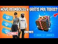 FORTNITE - REEMBOLSO BALENCIAGA e RECOMPENSA GRÁTIS PRA TODOS?