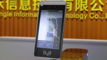 Device with EU digital certificate QR code scan/facial recognition/body temperature detecting...