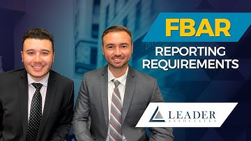 FBAR Reporting Requirements