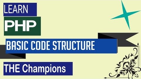 PHP Code Structure Tutorial in Hindi / Urdu
