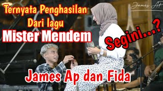 Ternyata pendapatan James Ap dan Fida dari Youtube lagu Mister mendem segini