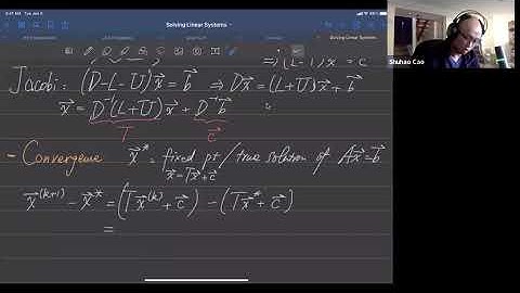 Convergence of iterative methods for linear system part 1
