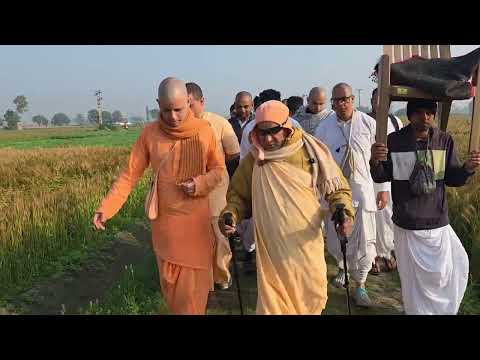 Karnal & Hisar Devotees Meeting With Srila Subhag Swami Guru Maharaj in Rindal Village , Karnal