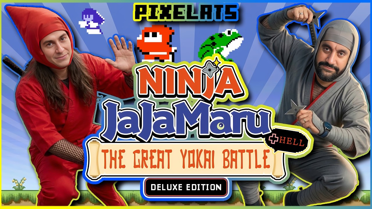 Pixelats vs. NINJA JAJAMARU: The Great Yokai Battle!! 🥷🐸