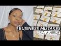 Business Mistakes I've Made | Part 2!