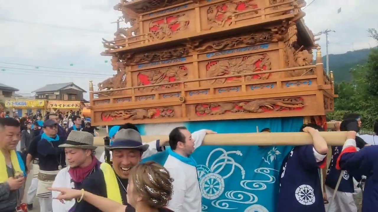 西条祭り2025 川入り前