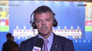 Gilmar Rinaldi E Jornalista Do Sportv Batem Boca Ao Vivo Me Respeita