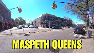 Maspeth Queens NY Walking down Grand Avenue