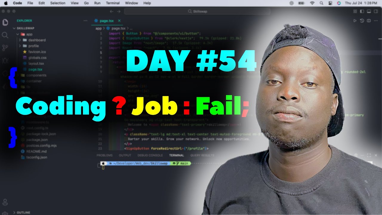 Day 54 Coding until I Get a Job| Daily coding ? Job : Fail - YouTube