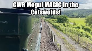 GWR Mogul MAGIC in the Cotswolds during the Western Workhorses STEAM GALA