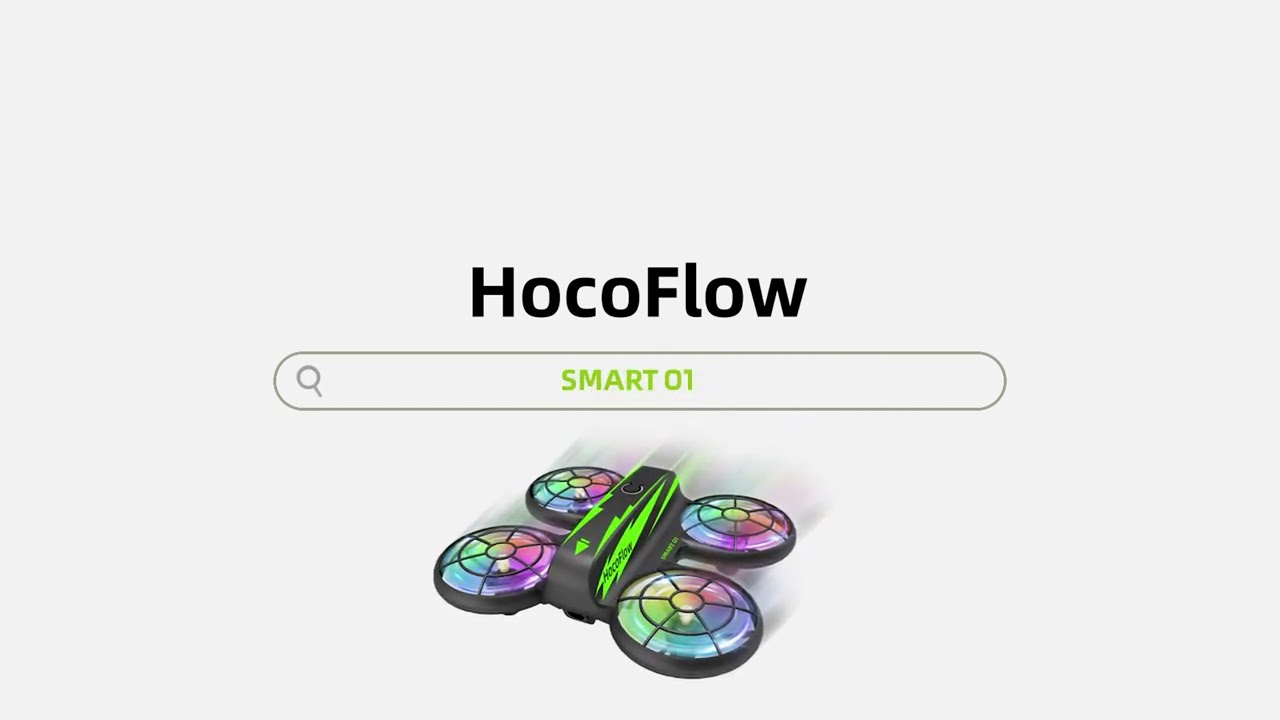 SMART01 7-Color Super Cool LED RC Drone Great Gifts For Kids