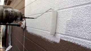 外壁塗装 中塗り 作業