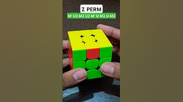 Z Perm PLL Algorithm | Easy Solution😱🔥